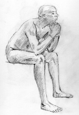 m nude sitting
